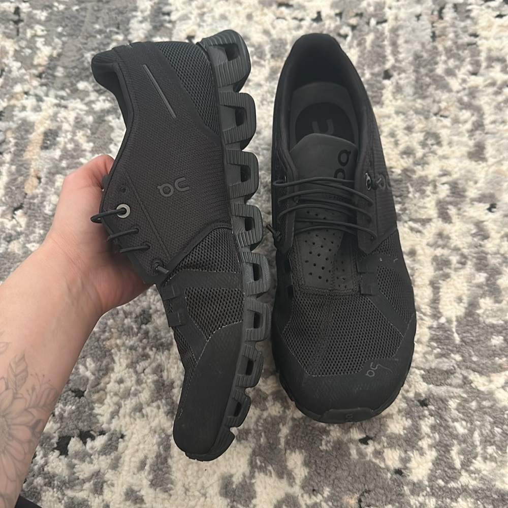 On Running Black Athletic Shoes